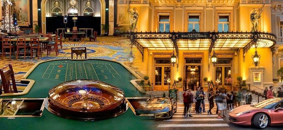 The popular Monte Carlo gambling house 