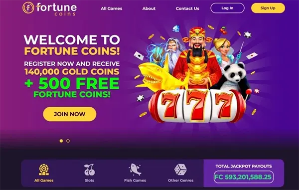 online casino interface